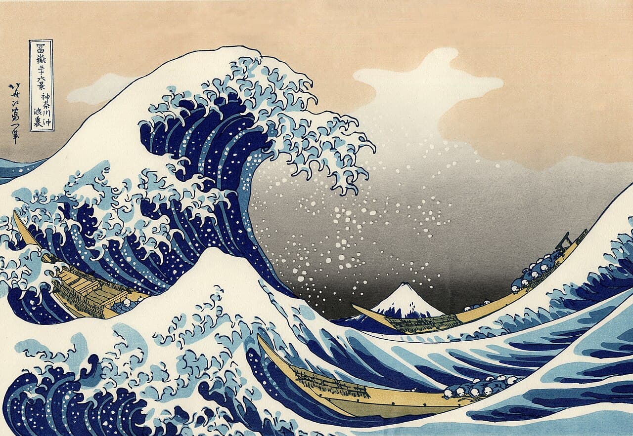 The Great Wave off Kanagawa, woodblock print by Katsushika Hokusai, c. 1831